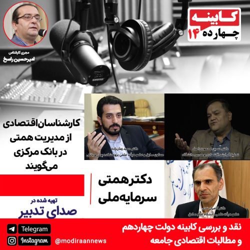 دکتر کامران ندری عضو هیأت علمی دانشگاه امام صادق دکتر حمید زمان‌زاده معاون سابق و عضو هیأت علمی پژوهشکده پولی و بانکی دکتر حسین محمودی‌اصل تحلیل‌گر ارشد اقتصادی و مدرس دانشگاه